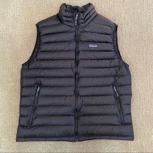 Patagonia Down Puffer Vest - Mens Large, Black, Like New